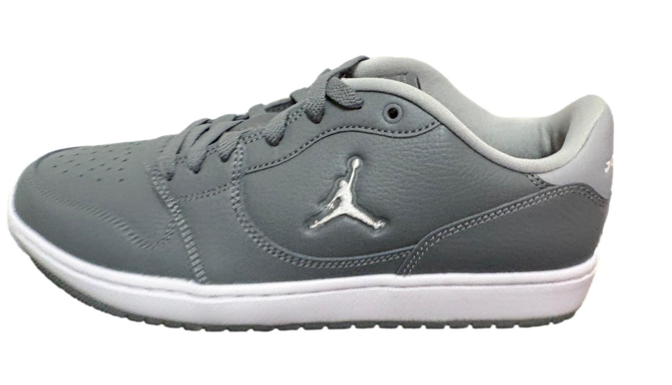 Nike Joran Court Connect Low Mens Basketball Sports Shoe Sneaker Gray White - Image 1