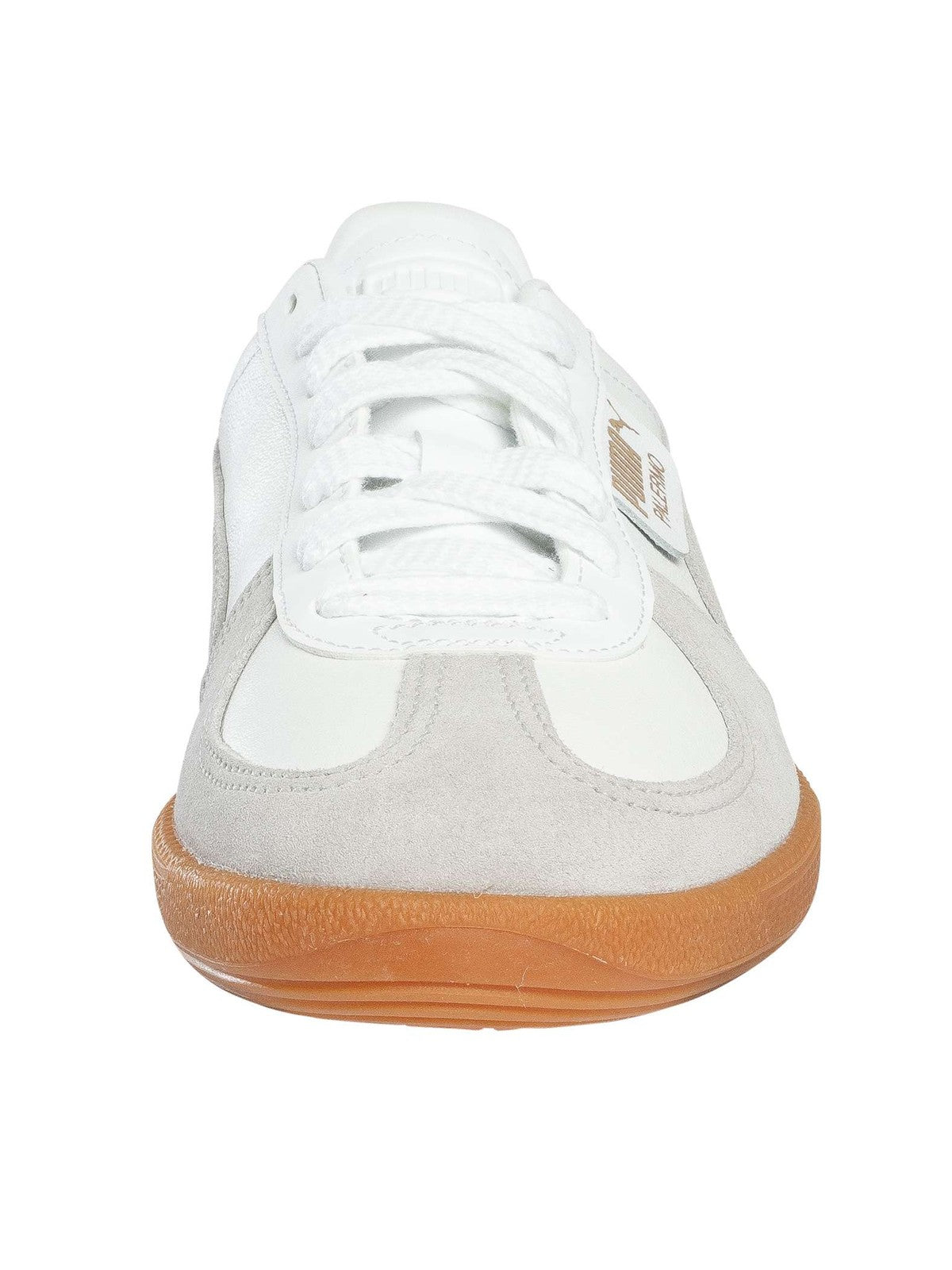 Puma Men's Palermo Leather Trainers, White - Image 4