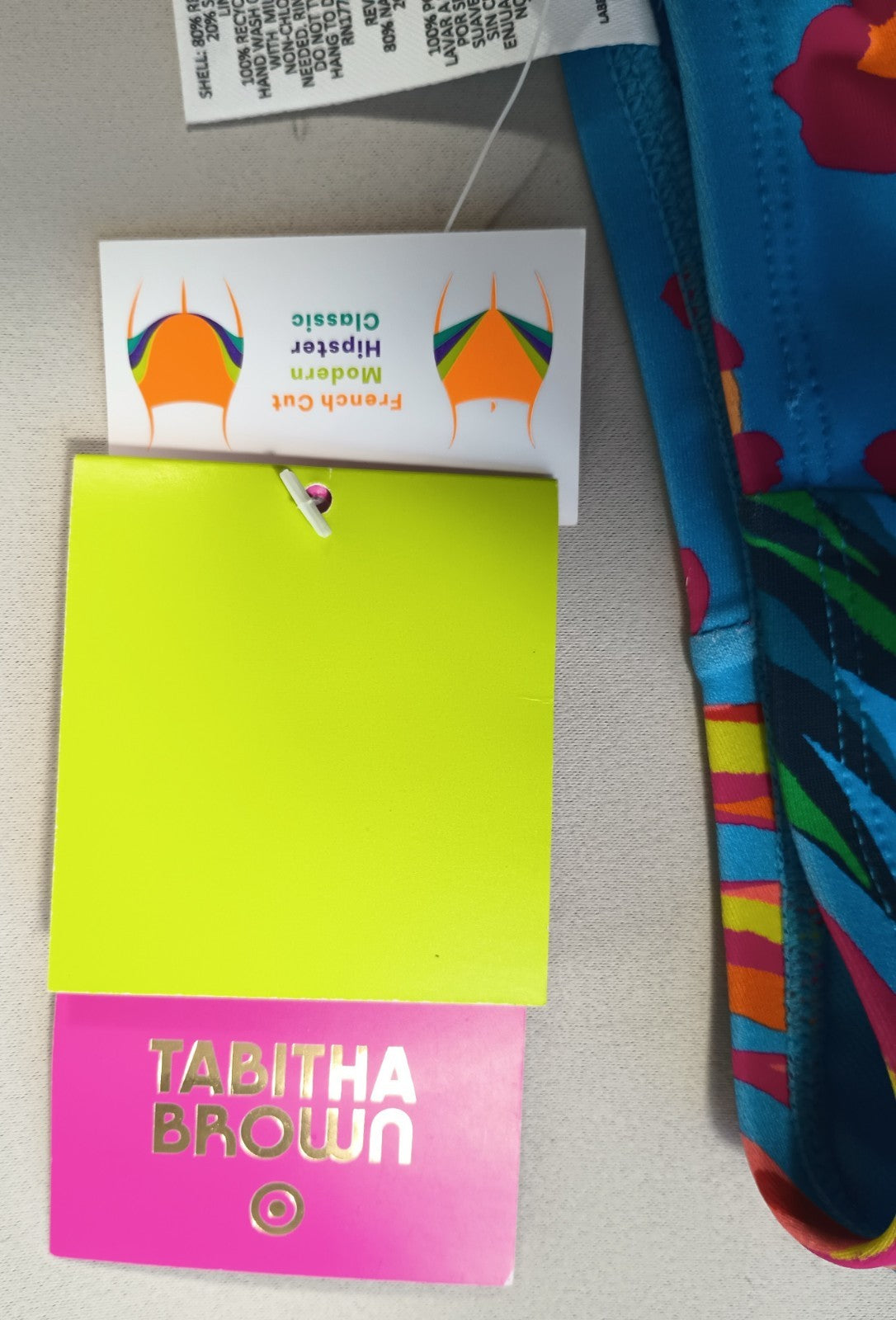 Tabitha Brown Medium (8-10) Bikini Bottoms Swim Beach Bathing Hygienic Liner