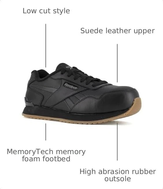 Reebok Work Men's Harman Black Composite Toe 16 - image 2