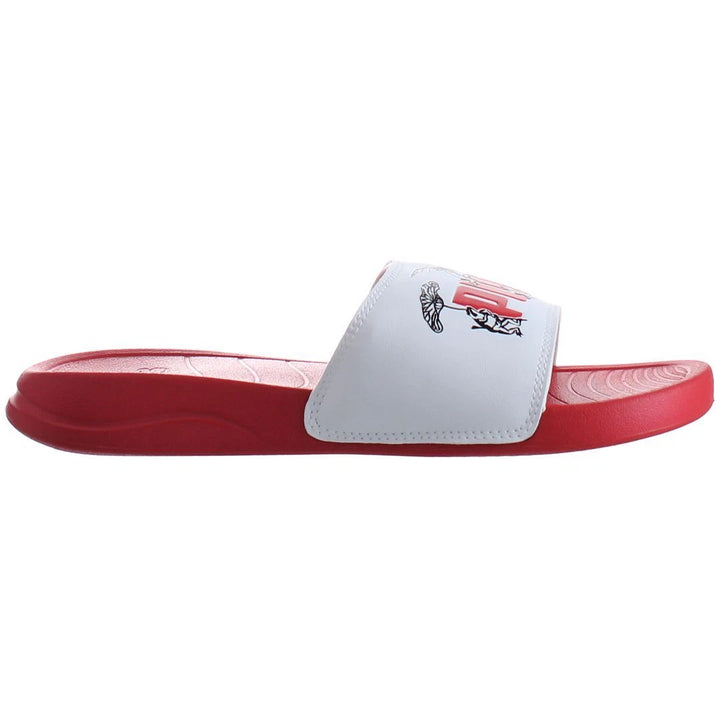 Puma Popcat Tokyo Mens White/Red Sliders - image 1