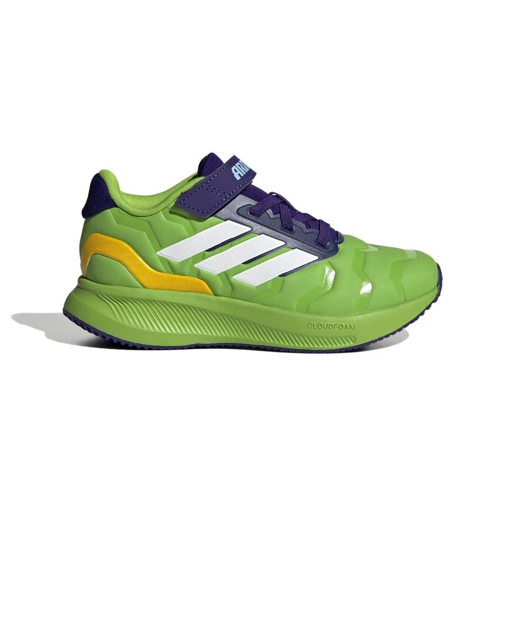 Kids Adidas Marvel Runfalcon 5 Iron Hulk Green Athletic Shoes - image 5