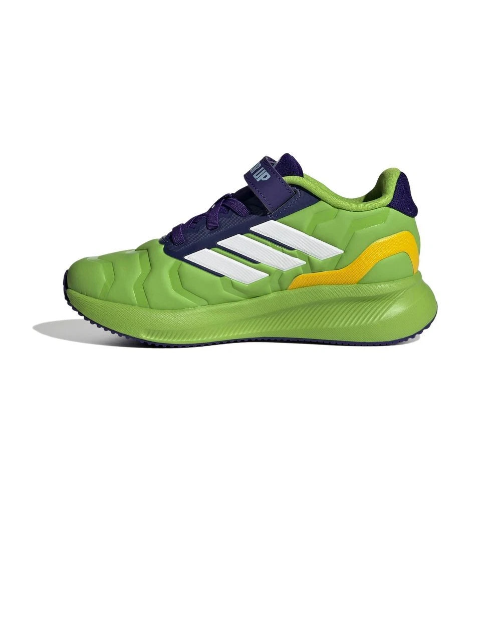 Kids Adidas Marvel Runfalcon 5 Iron Hulk Green Athletic Shoes - image 7