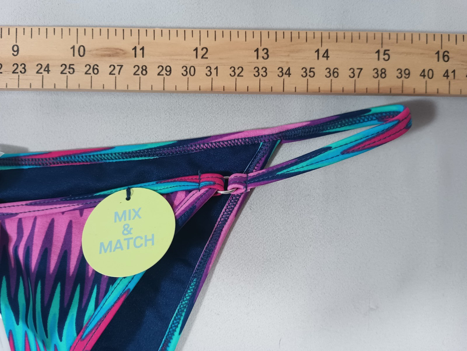Forever 21 Large Swim Bikini Bottoms Psychedelic Hygienic Liner Fast Ship