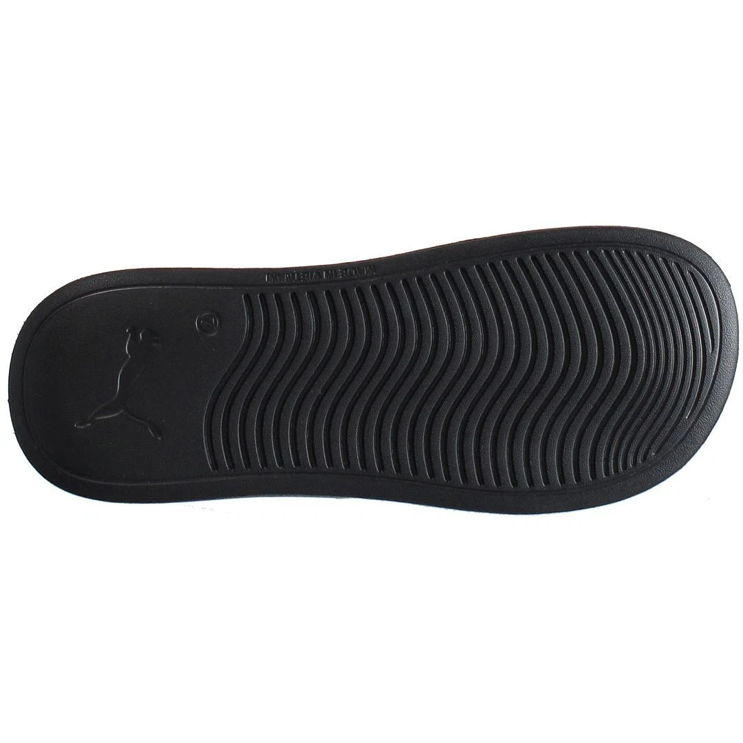 Puma Popcat Ukiyoe Mens White/Black Sliders - image 5