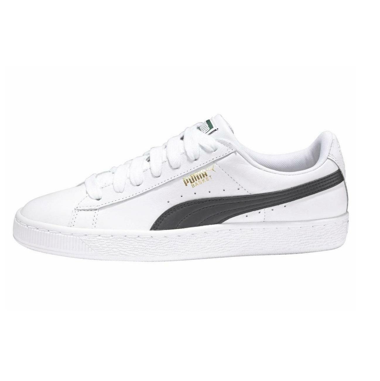 Mens PUMA BASKET CLASSIC LFS White Trainers 354367 22 - Image 2