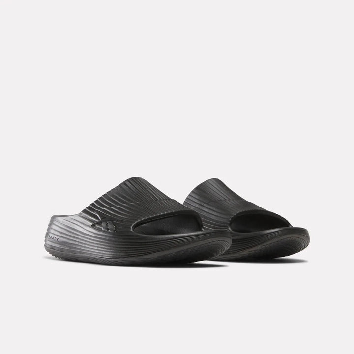 Men Reebok DMX Recovery Slip On Slides Sandals Black 100209351 Running Athletic - image 2