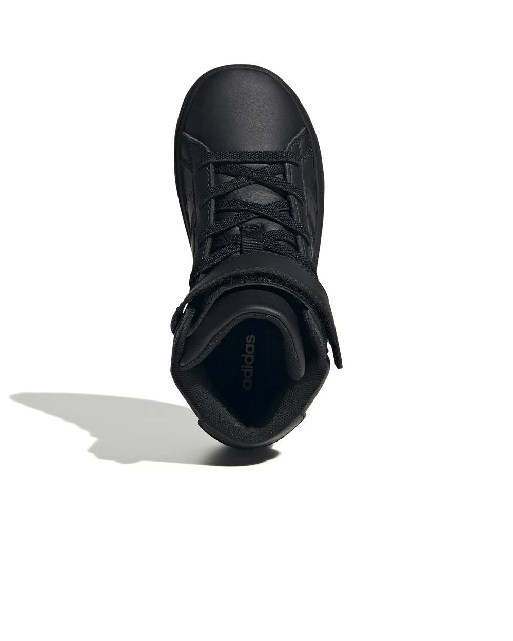 Boys Kids Unisex Adidas Grand Court Mid K Black Athletic Shoes - image 9