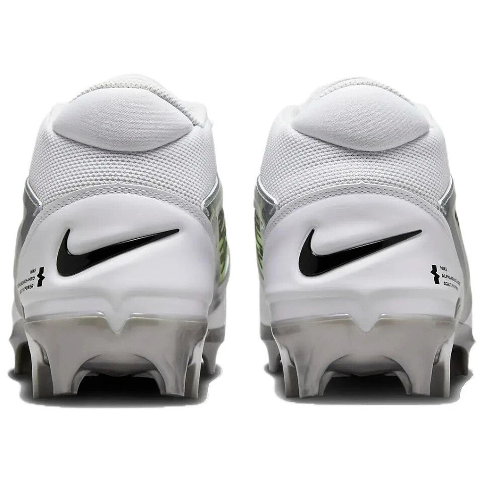 Nike Alpha Menace 4 Pro Men's Football Cleats White/Photon Dust FD7037-100 9-11 - Image 5