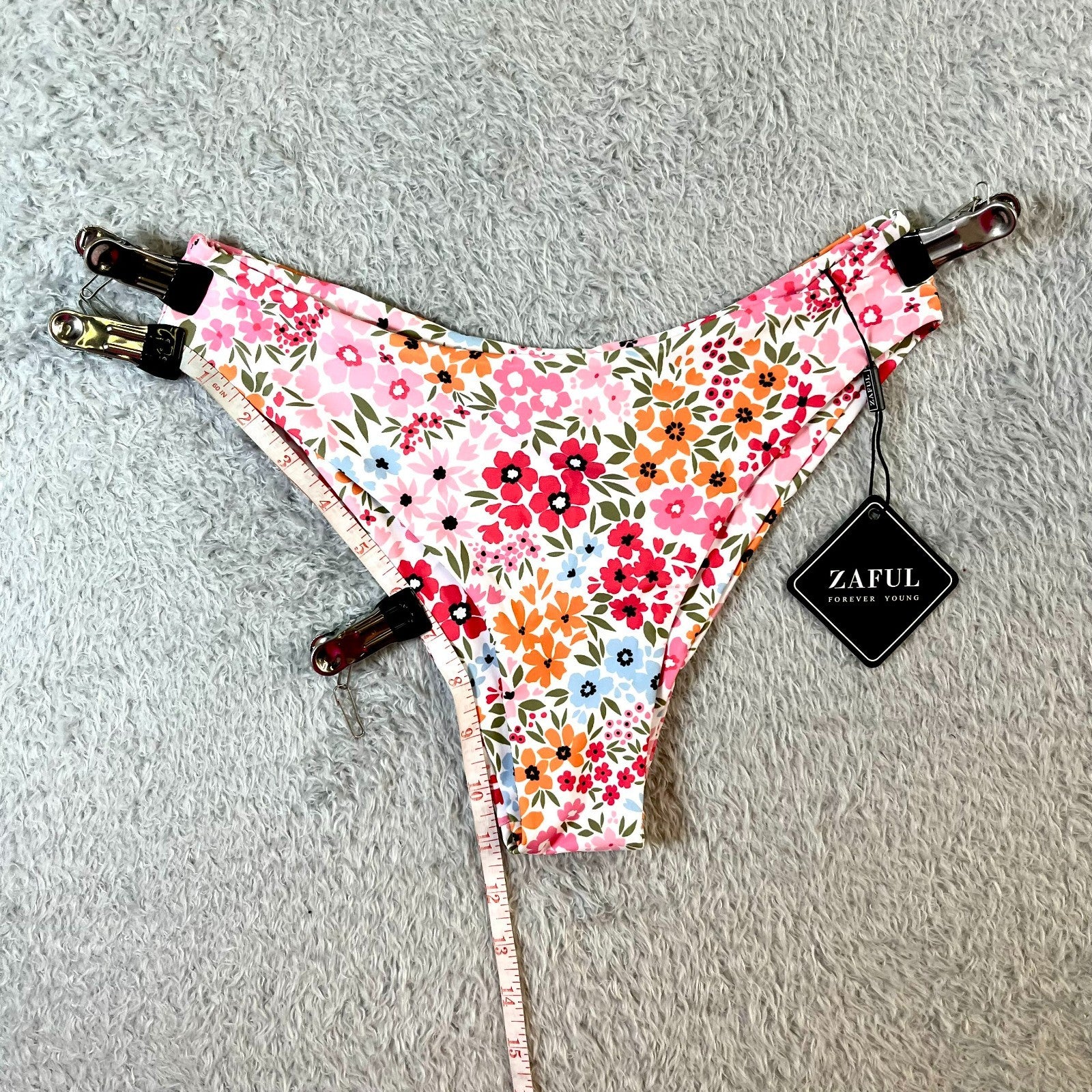 Zaful Forever Young Women's Multicolor Floral Print Bikini Set