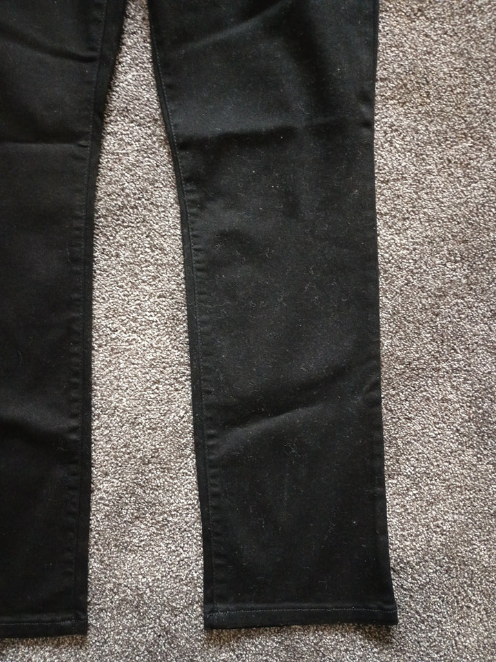 Women's Lee Regular Straight Leg Mid Rise Black Jeans