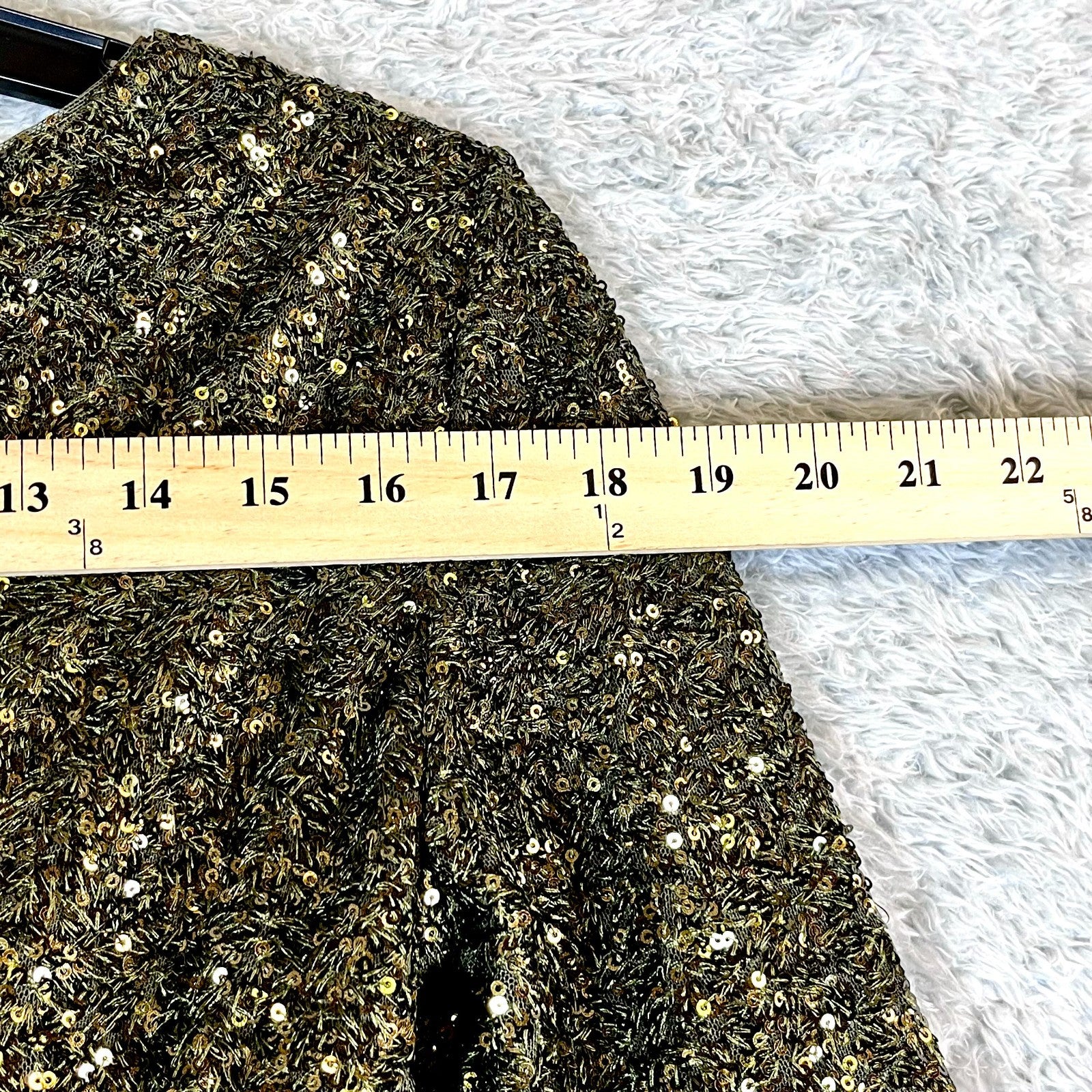 Taylor Womens Green Sequin Embellished Mini Dress with Drape Detail