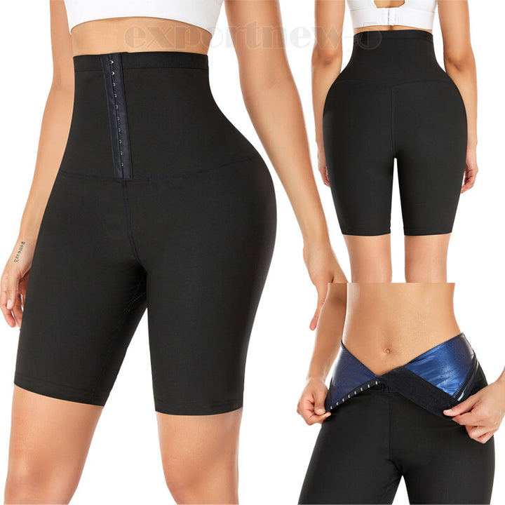 Sauna Leggings for Women Sweat Pants High Waist Compression Shorts Slimming Hot