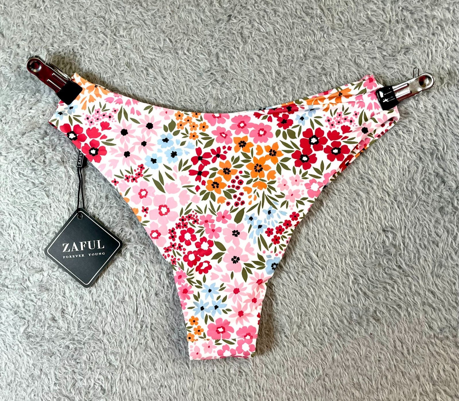Zaful Forever Young Women's Multicolor Floral Print Bikini Set