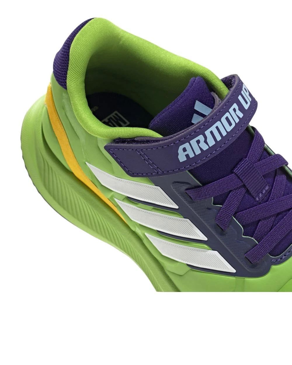 Kids Adidas Marvel Runfalcon 5 Iron Hulk Green Athletic Shoes - image 6