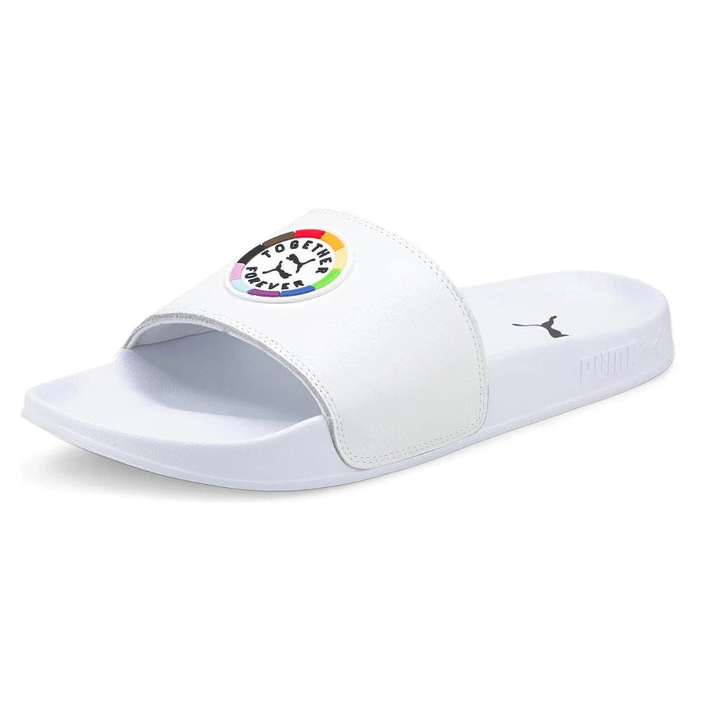 PUMA Pride Leadcat 2.0 Slide Mens White Casual Sandals 38807701 - image 2