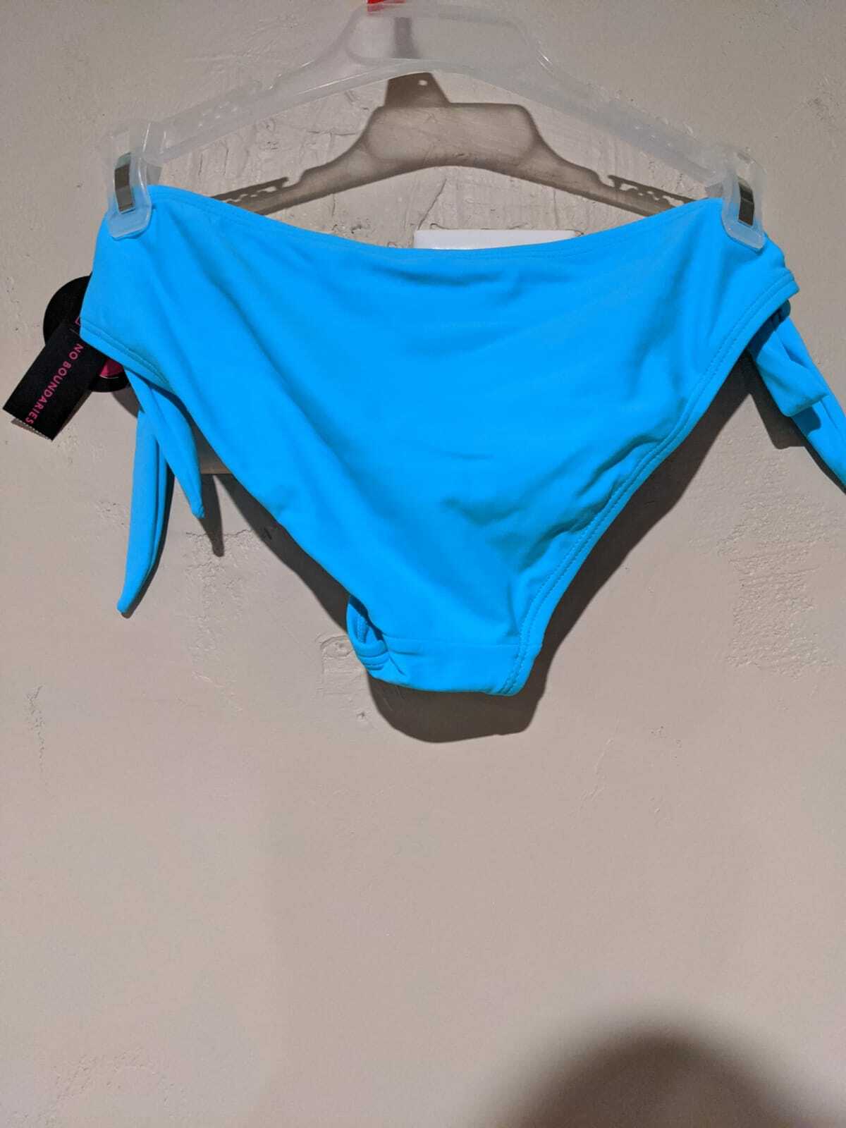 No Boundaries Bikini Bottom Baby Blue High Waist