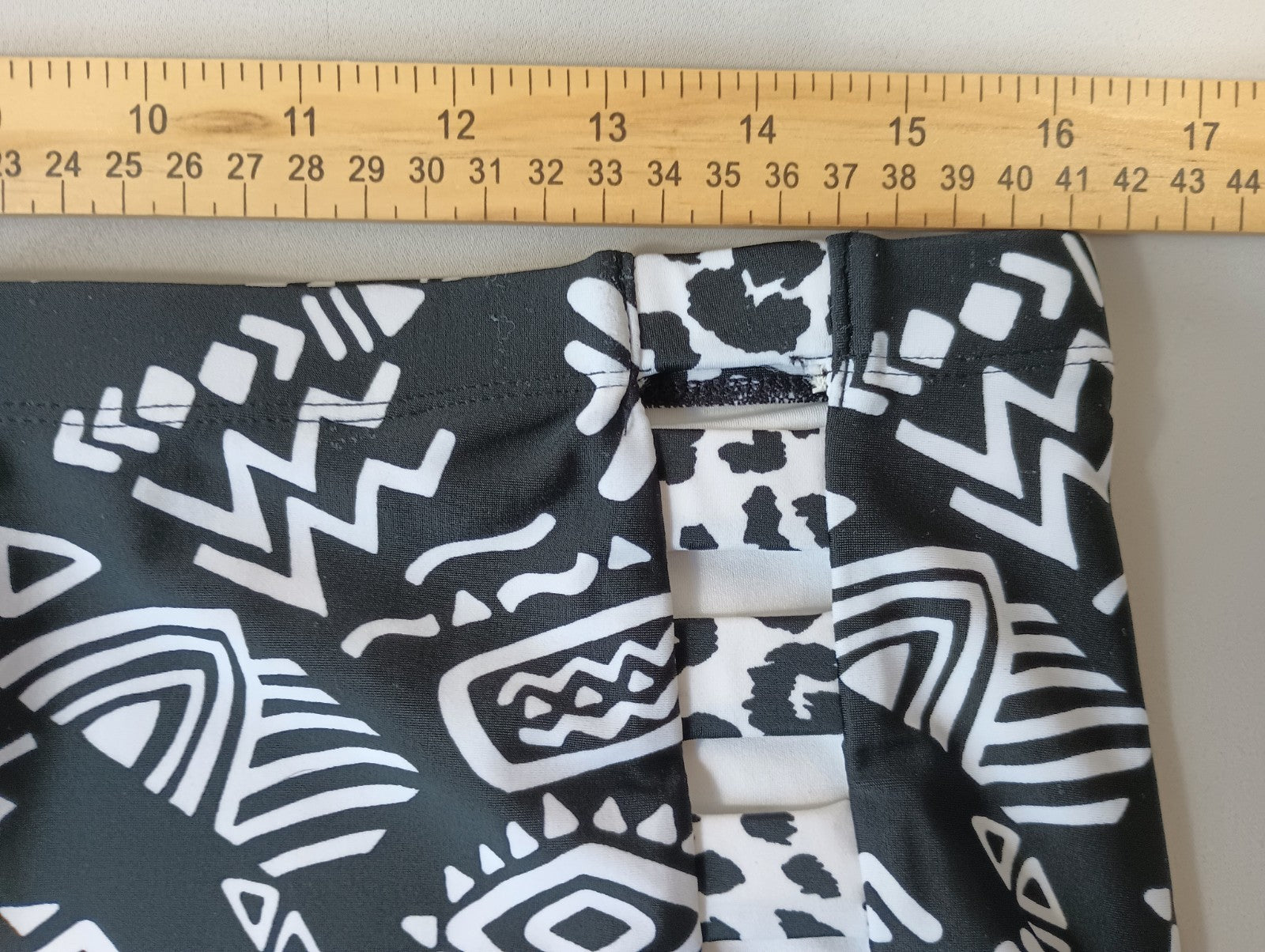 Forever 21 Plus 1X Black White Swim Bikini Bottoms Side Accent Hygiene Liner