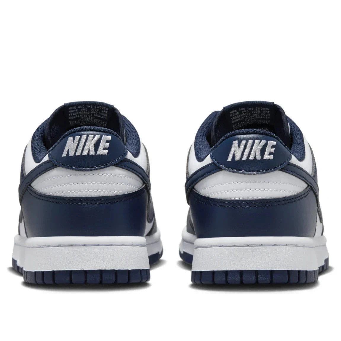 Mens US8.5-12 Nike Dunk Low Retro White Midnight Navy Shoes - Image 4