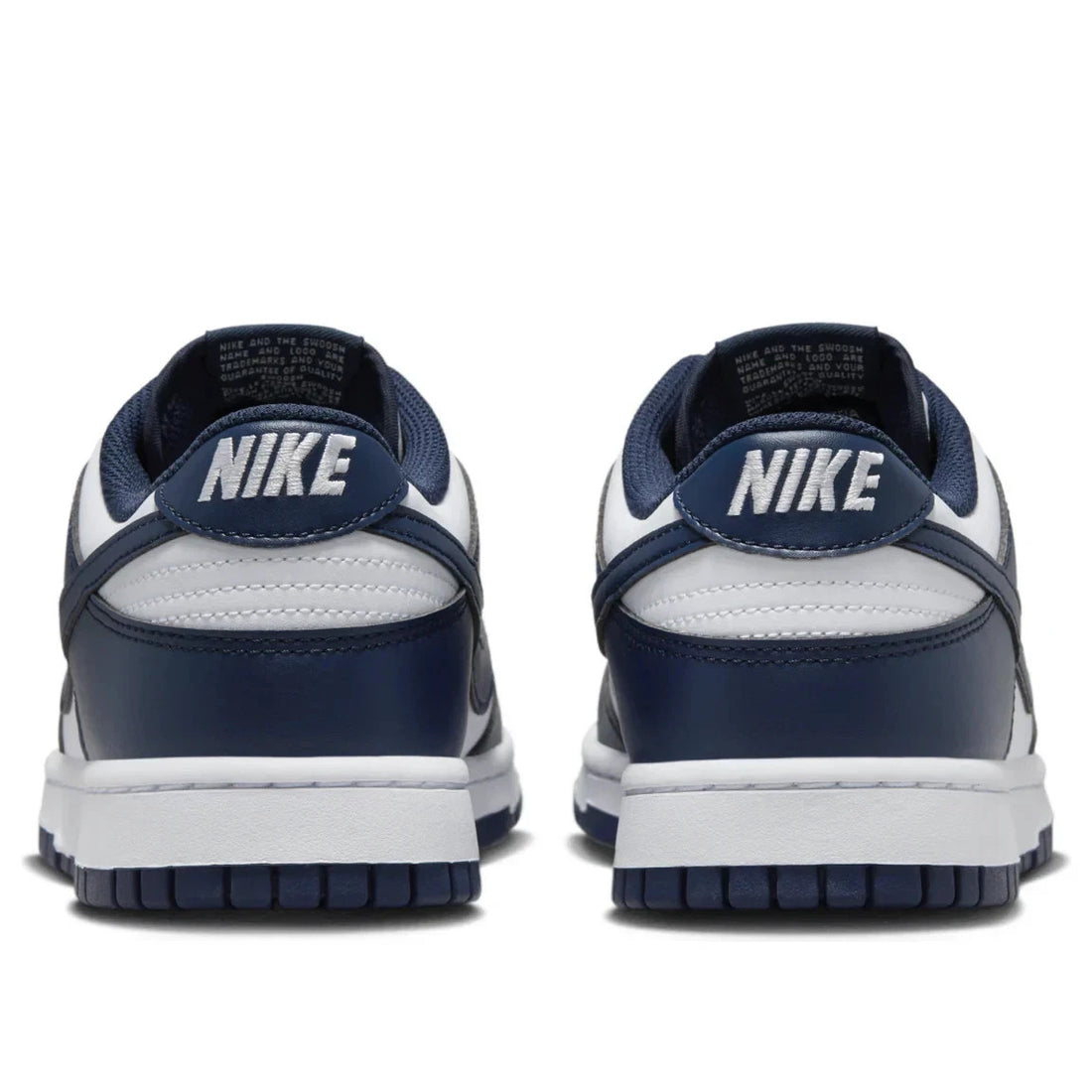 Mens US8.5-12 Nike Dunk Low Retro White Midnight Navy Shoes - Image 4