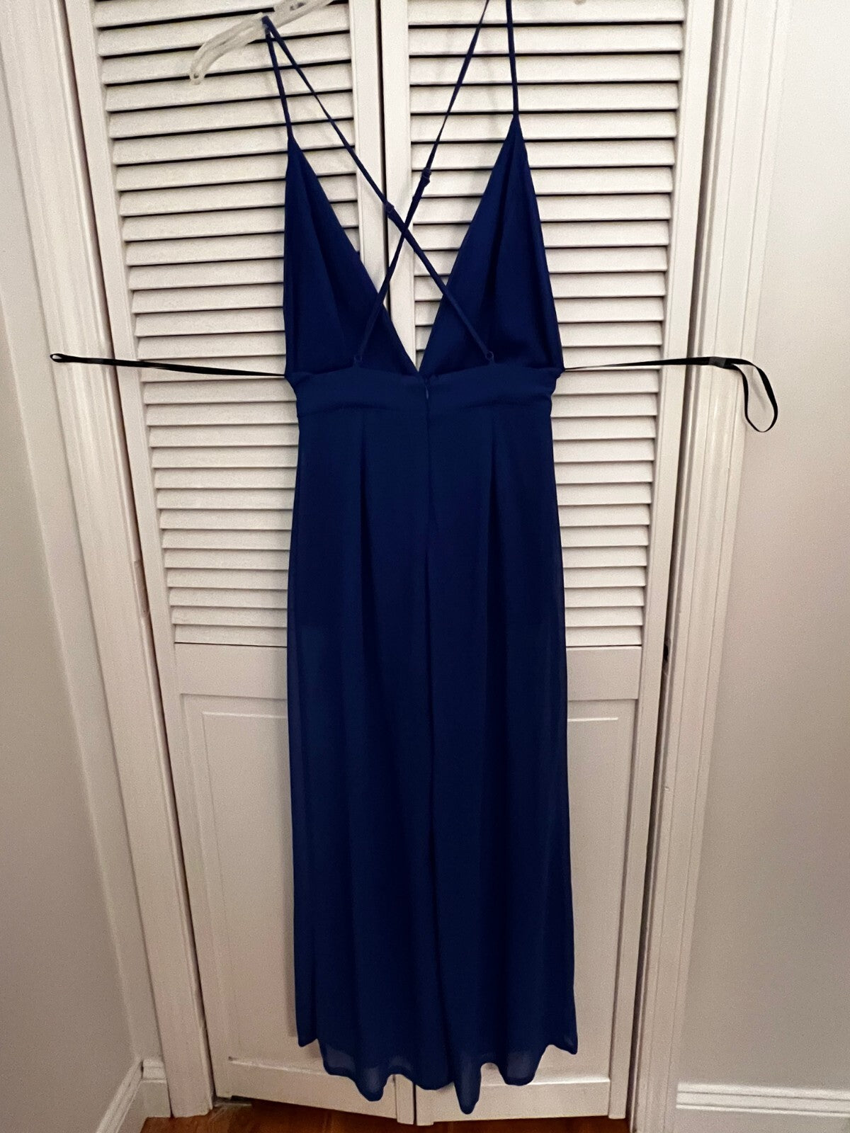 Papaya Jumpsuit in Cobalt Blue Size Small Elegant and Light