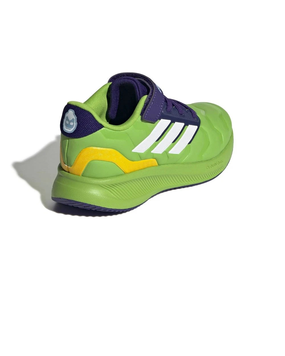 Kids Adidas Marvel Runfalcon 5 Iron Hulk Green Athletic Shoes - image 11
