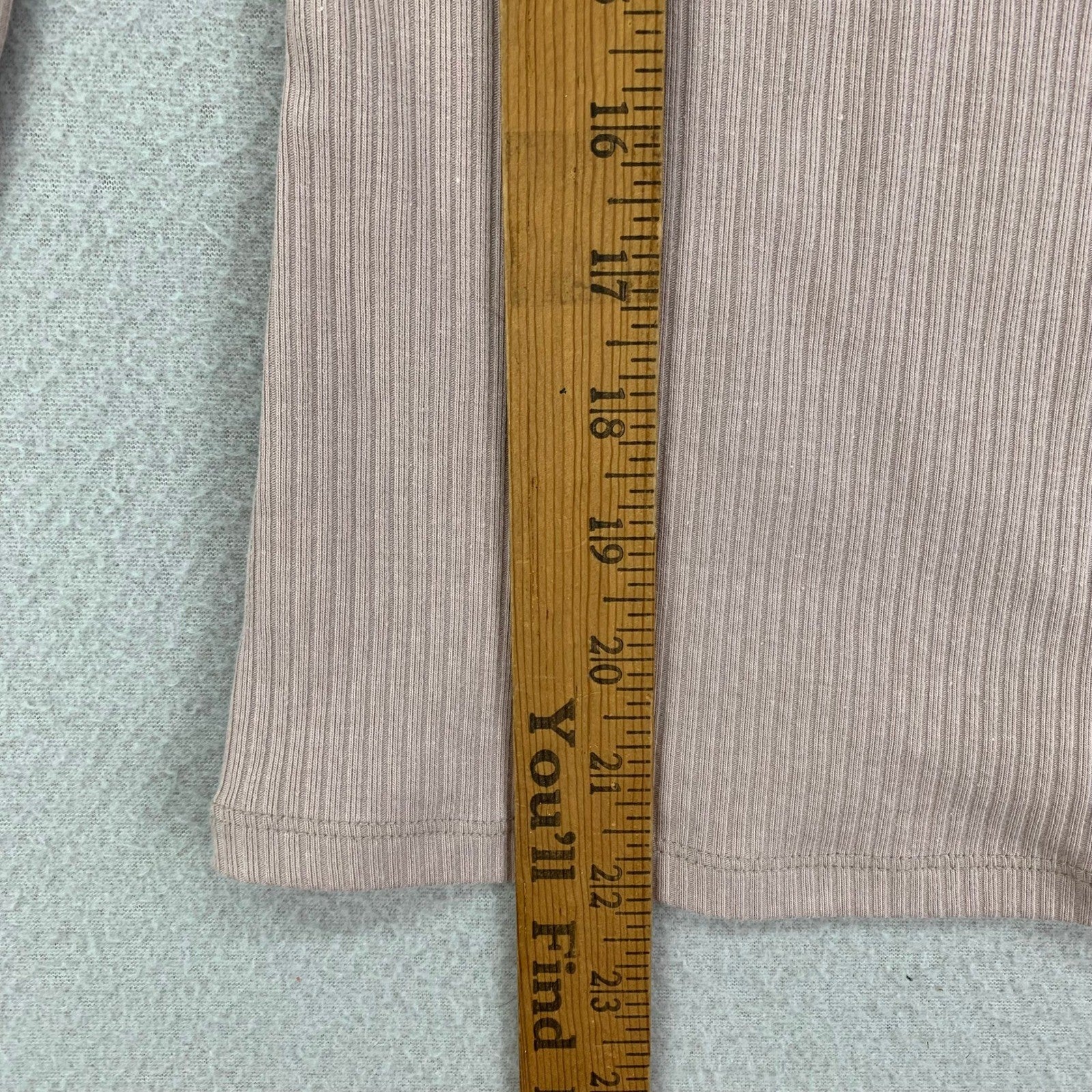 Old Navy Shirt Womens XS Tan One Shoulder Ribbed Stretch Neutral