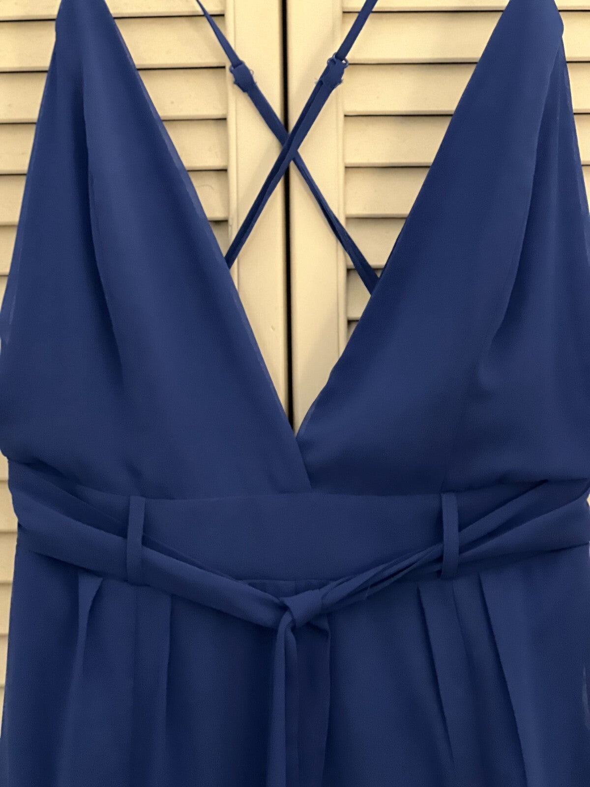 Papaya Jumpsuit in Cobalt Blue Size Small Elegant and Light