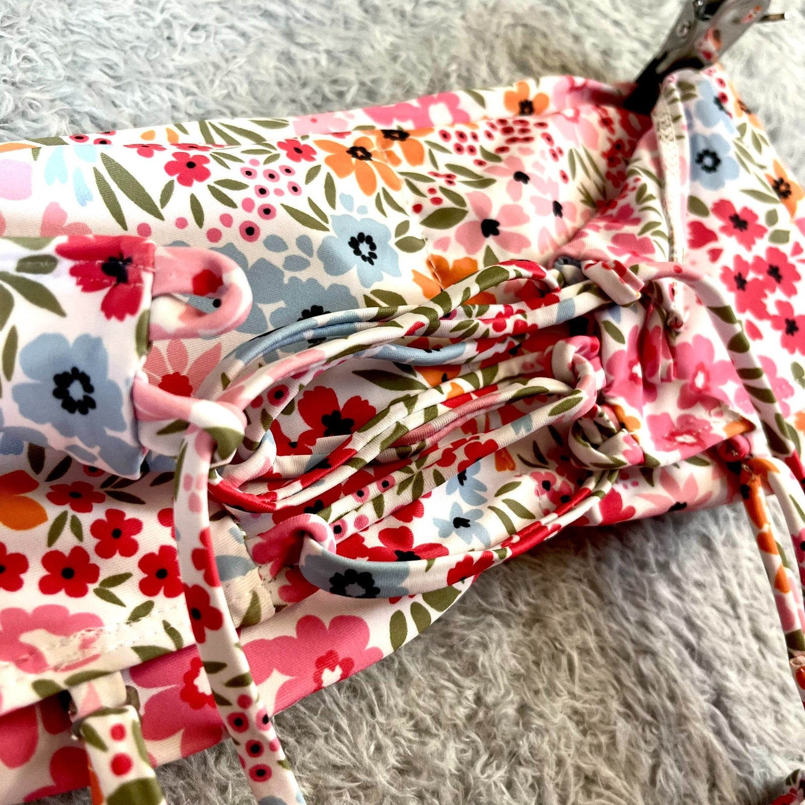 Zaful Forever Young Women's Multicolor Floral Print Bikini Set