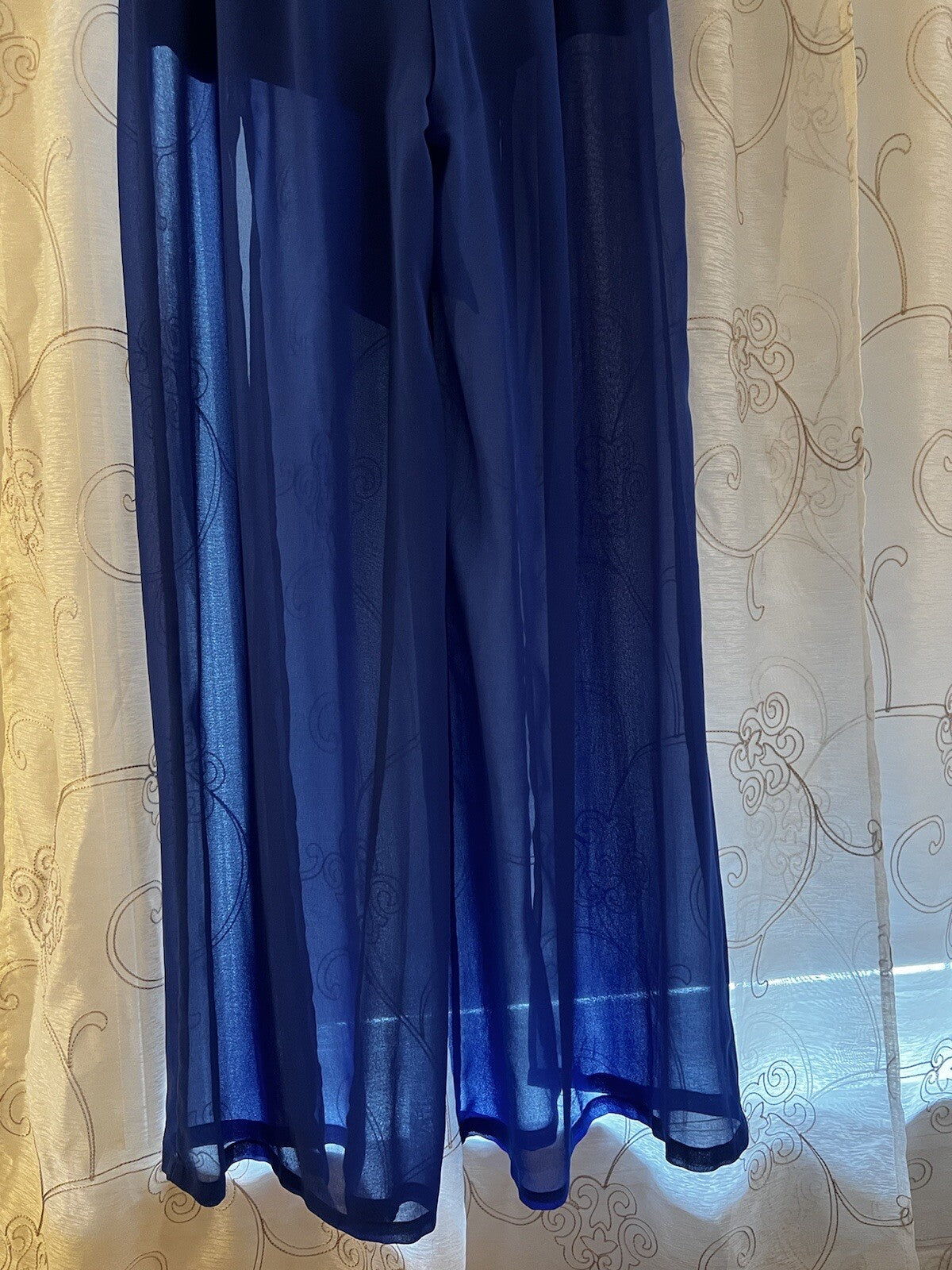 Papaya Jumpsuit in Cobalt Blue Size Small Elegant and Light