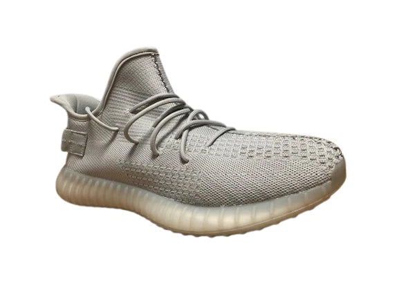 Yeezie Boost Gray Lace up Trainers Shoes Lightweight comfortable Fabric Sneaker - image 2