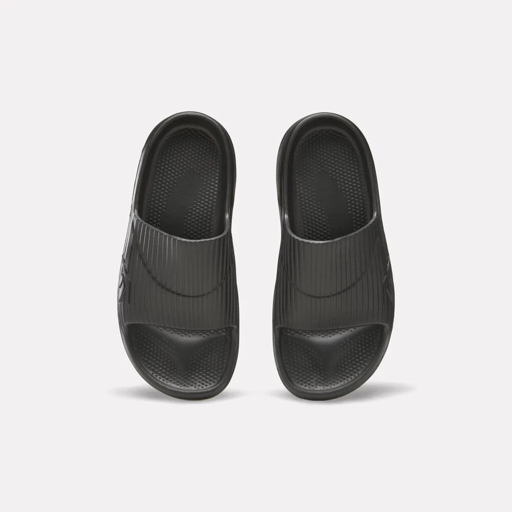 Men Reebok DMX Recovery Slip On Slides Sandals Black 100209351 Running Athletic - image 4