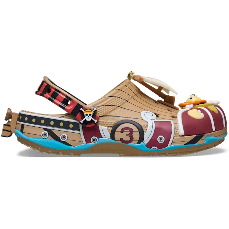 crocs ONE PIECE Thousand Sunny Classic Clogs Multi 212126 Unisex Japan New - image 3