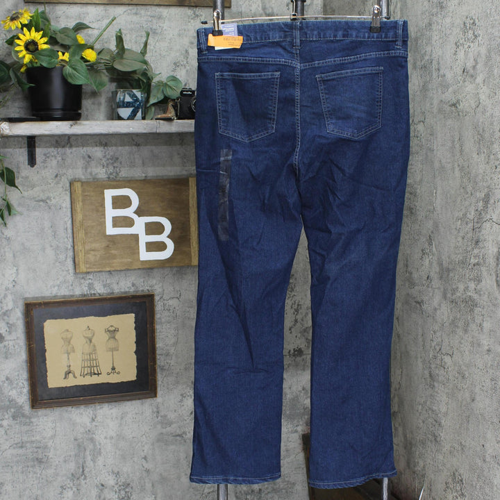 Laura Scott Womens Classic Bootcut Mid Rise Jeans 4 10S 12S 14 14S 16S