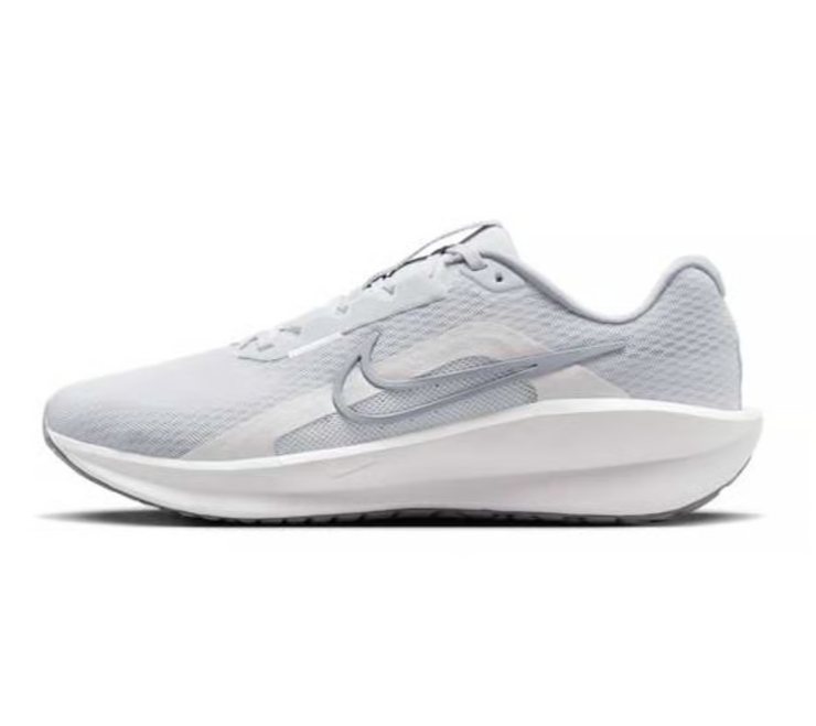 Nike Downshifter 13 White Grey Comfort Mens Size US 7-12 Road Running Shoes - Image 2