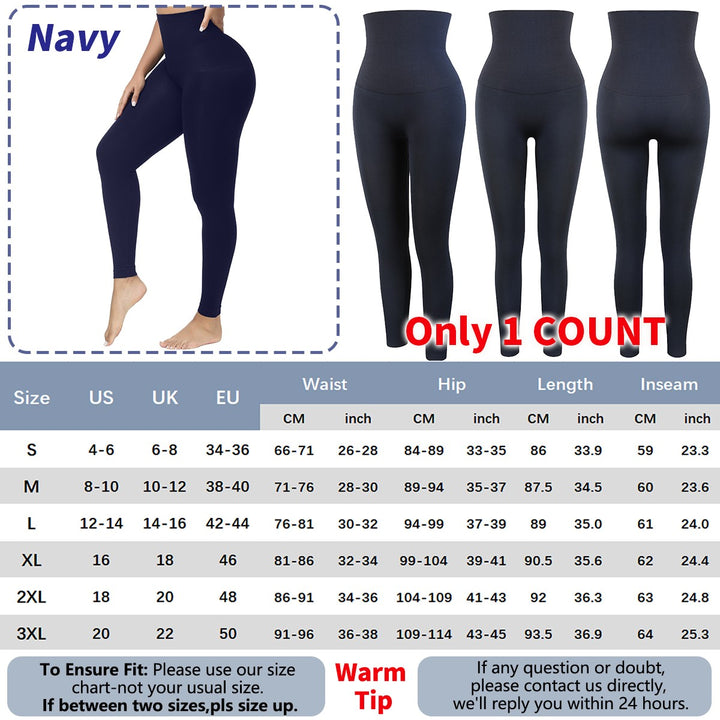 Womens High Stretch High Waisted Leggings Long Workout Yoga Pant Fitness Running