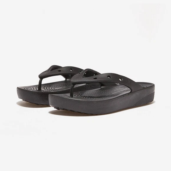 CROCS Classic Platform Womens Flip Flop Black - image 1